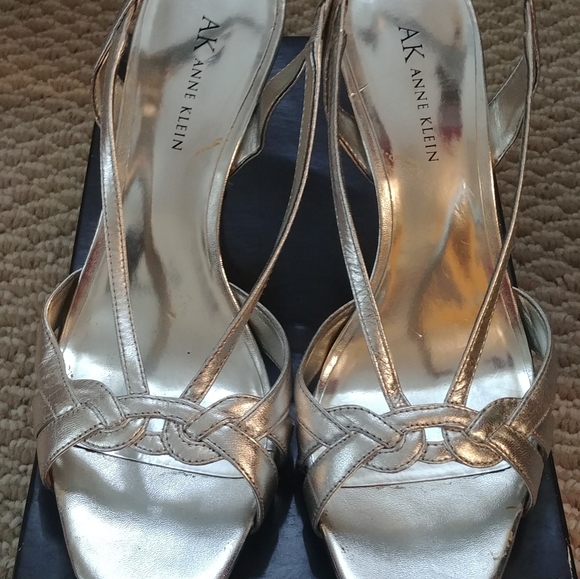 Anne Klein Leather Sandals - Picture 2 of 7